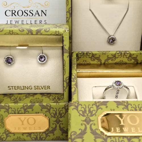 Cubic Zirconia Birthstone Pendant - all birthstones available