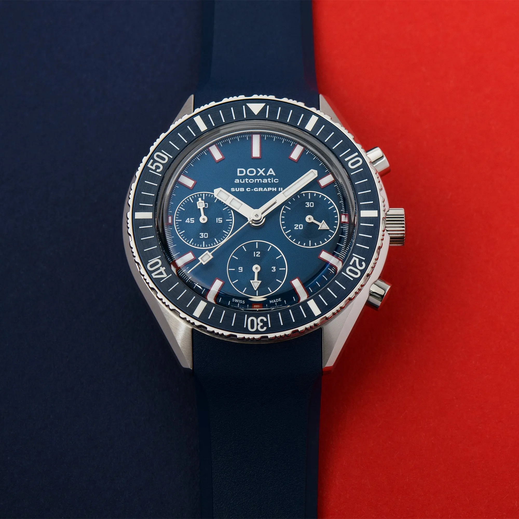 Doxa 200 C-Graph II - Carribean (Navy Blue)