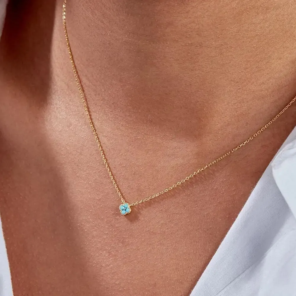 Exquisite Sterling Silver Turquoise Pendant