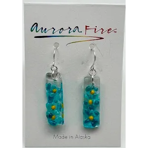 Glass Forget Me Not Earrings