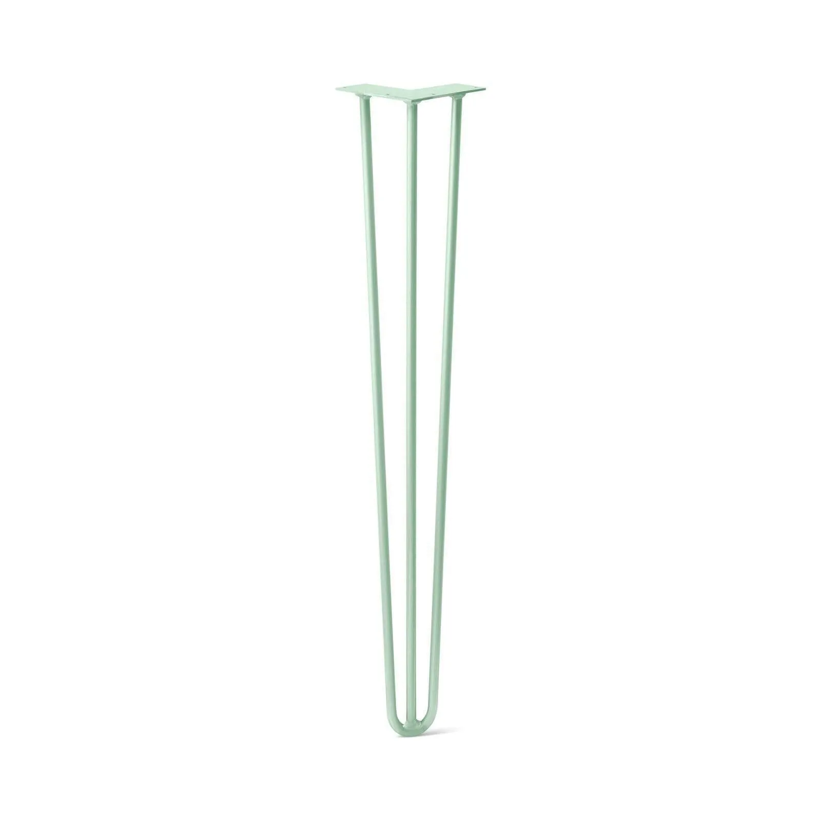 Hairpin Leg (Sold Separately), 3-Rod Design - Mint Powder Coated Finish