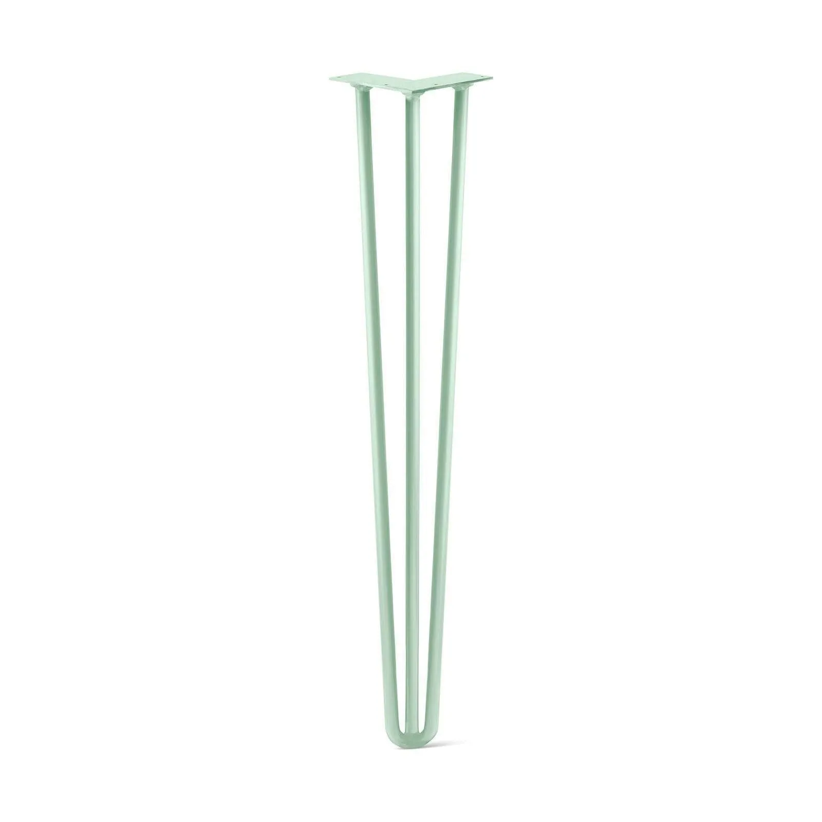 Hairpin Leg (Sold Separately), 3-Rod Design - Mint Powder Coated Finish