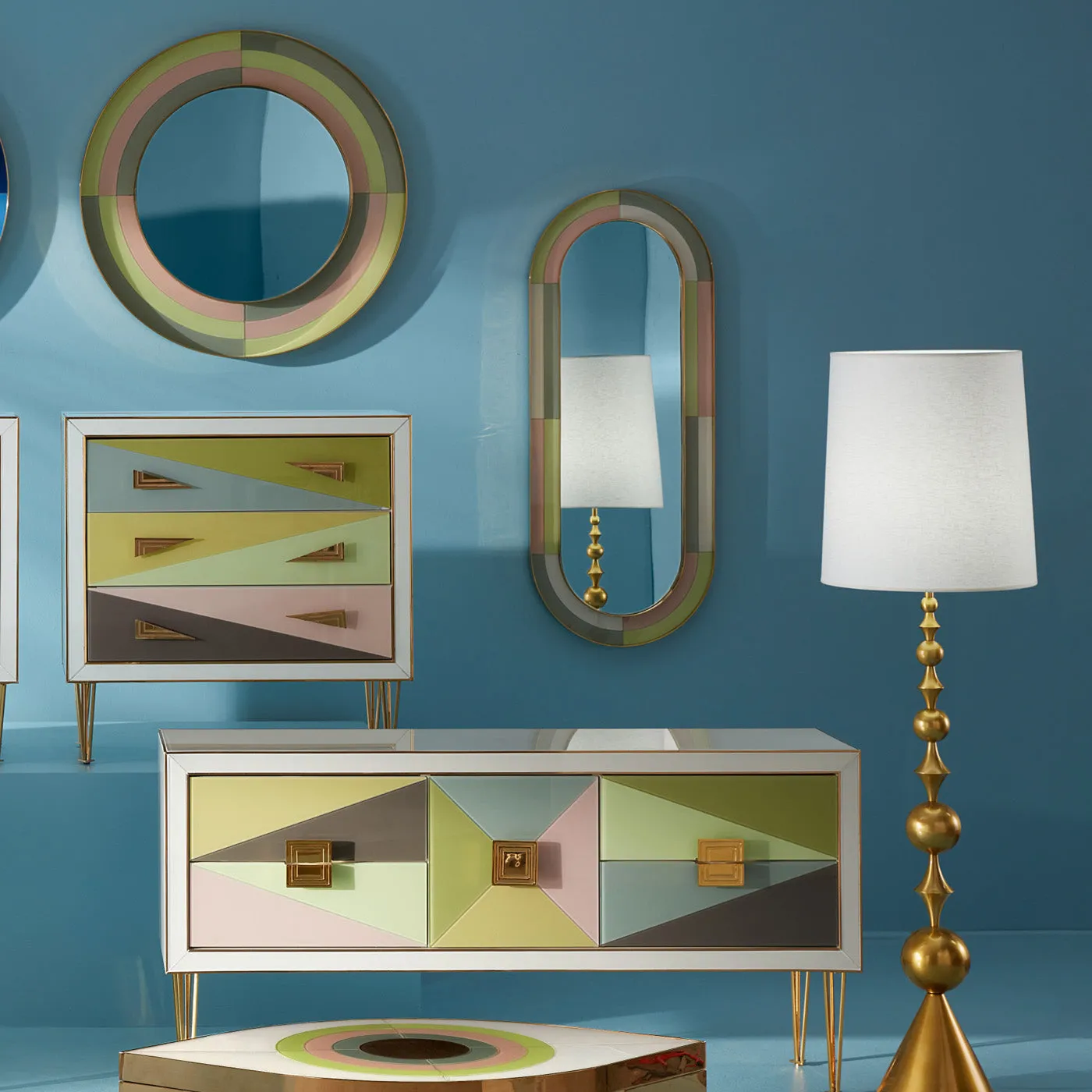 Harlequin Three-Drawer Chest