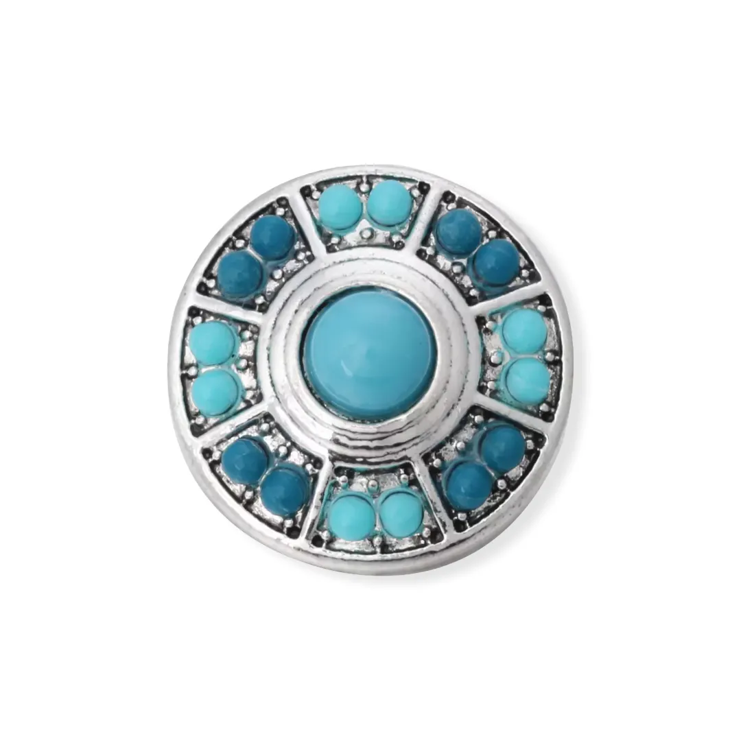 Metal Hairpin click / chunk button 0127-a