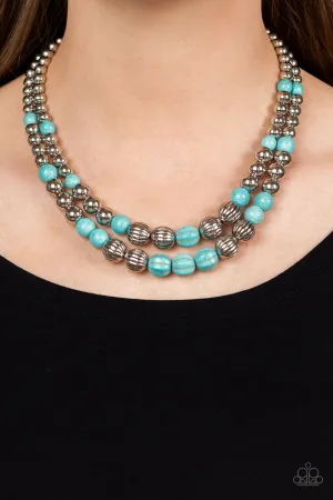 Necklace Country Road Trip - Blue N307