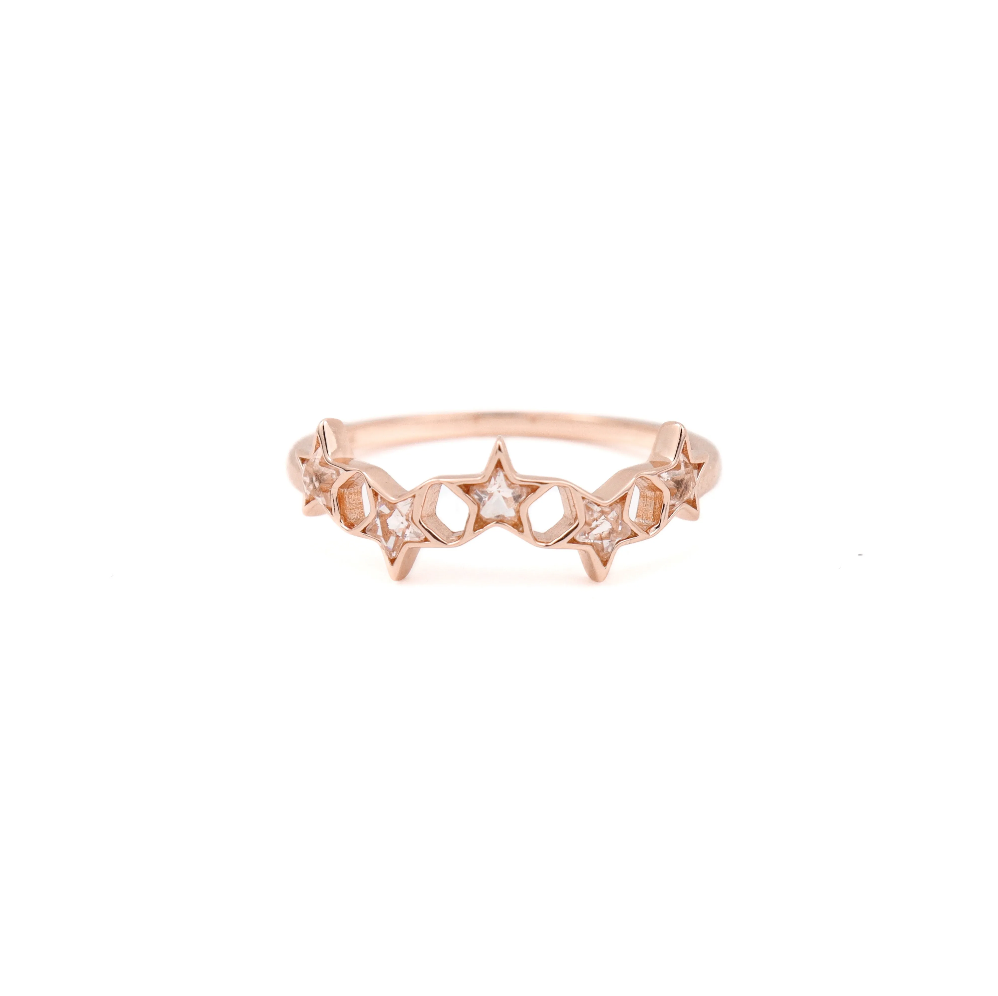 Ring ~ Sterling Collection ~ Bezel Stars