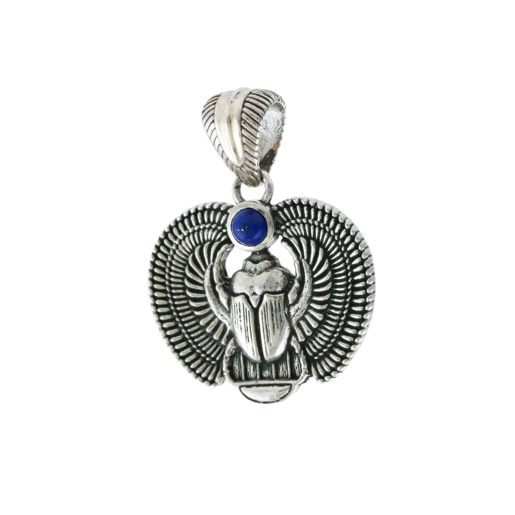 Sacred Scarab Pendant x Lapis Lazuli
