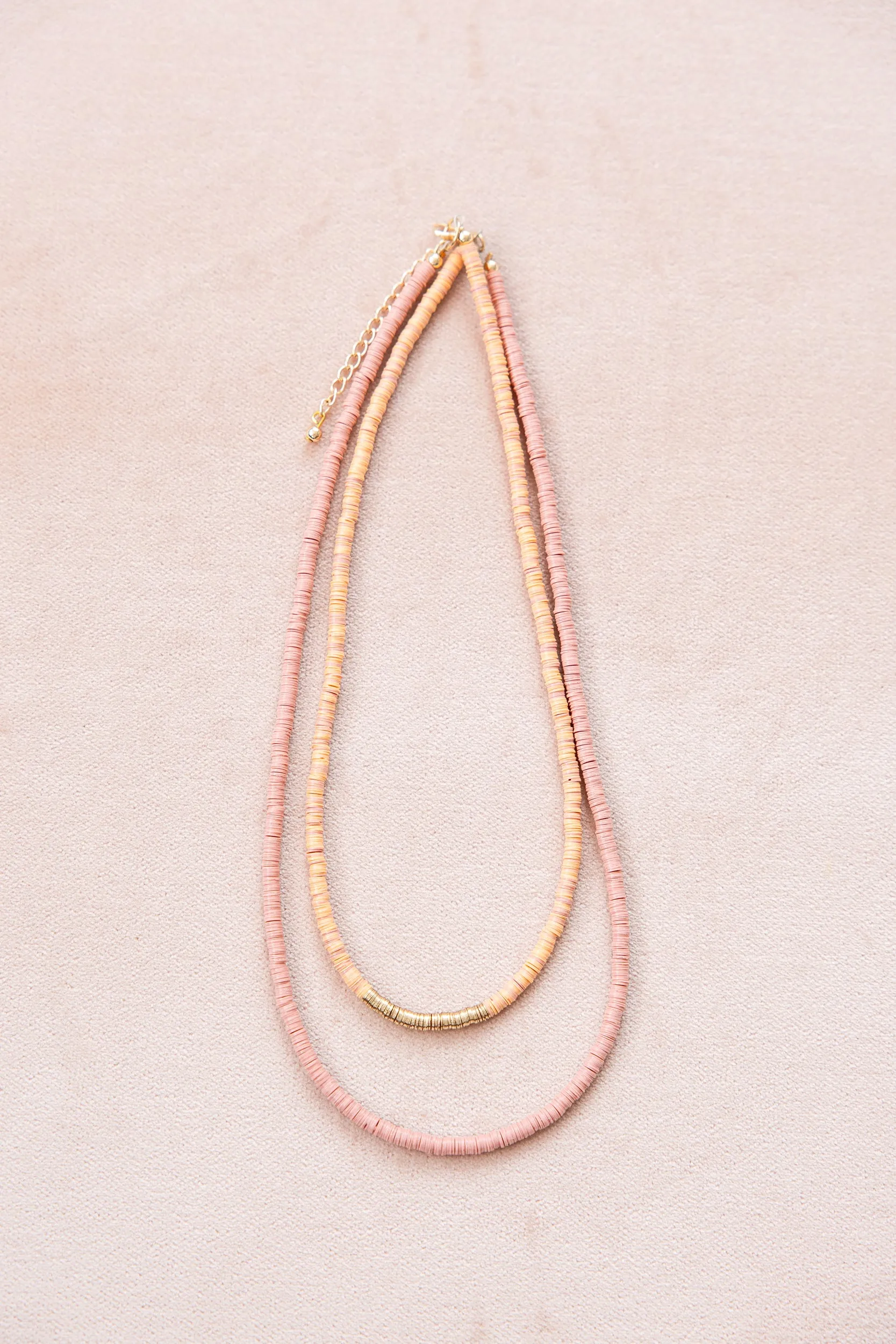 Shades of Sunset - Double Layer Necklace