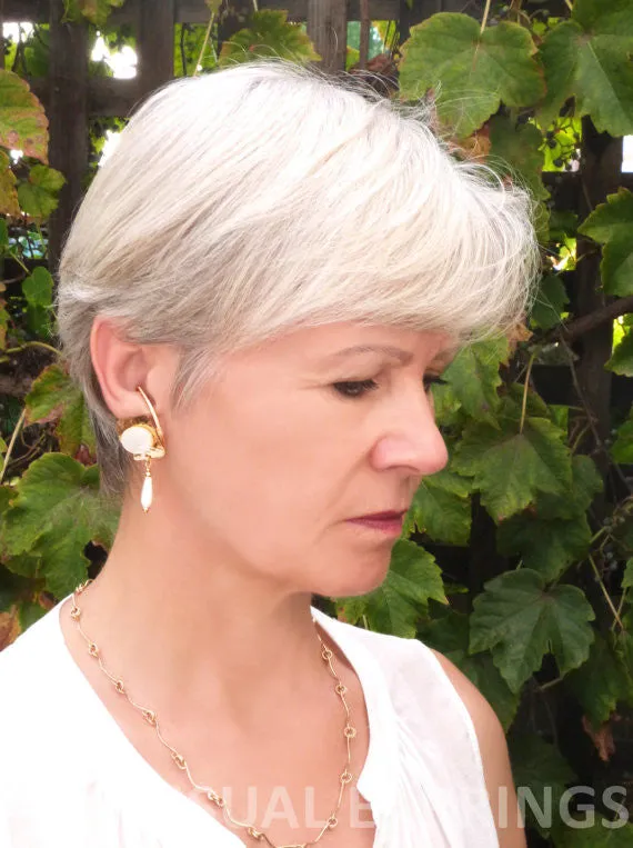 Solana - Gold Filled with Mother of Pearl