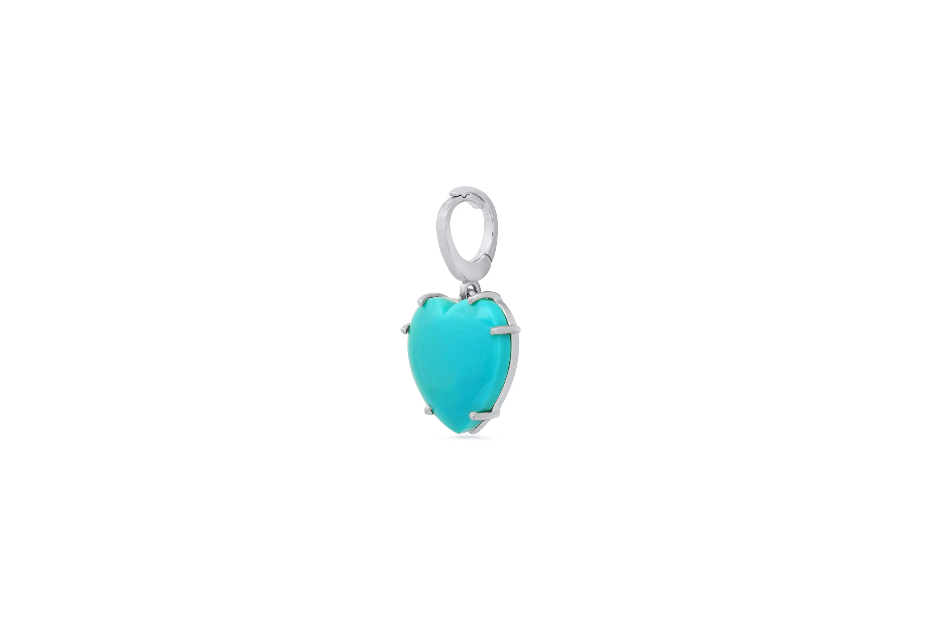 Turquoise Heart Charm